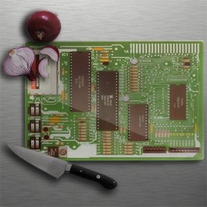 Motherboard Chopping Board Secret Santa Gift Idea